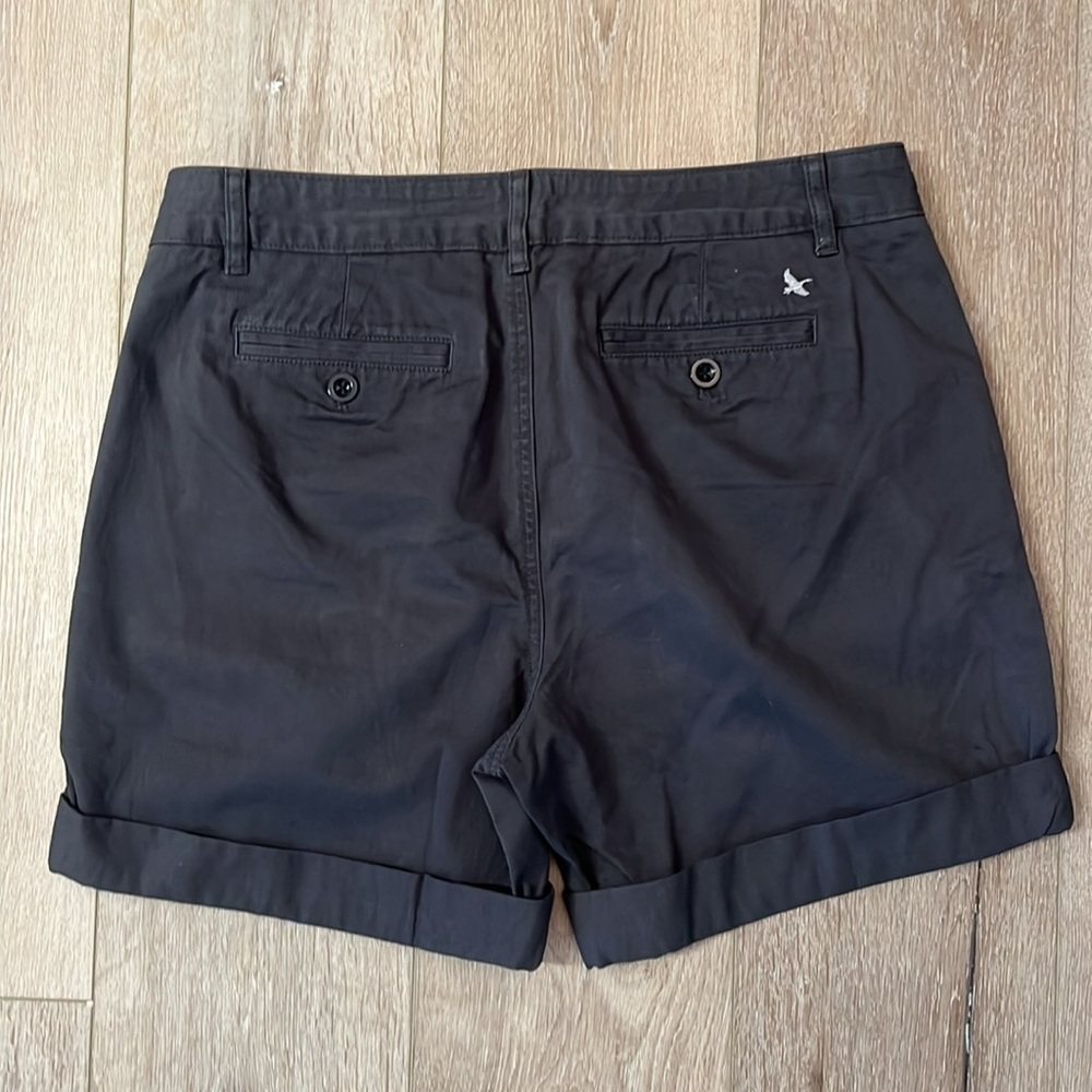 Eddie Bauer - NEW dark gray cuff short, Legend wash cotton, dark gray, 10. - Picture 7 of 10